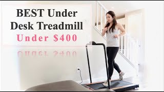 BEST Under Desk Foldable Treadmill Under $400 | NEW Urevo 2 in 1 Walking Running Model