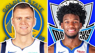 Kristaps Porzingis Mock Trade To Golden State Warriors - Joining Stephen Curry & Leaving Mavericks