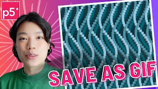 p5.js Coding Tutorial | How to Save Animation as a GIF (saveGif Function)