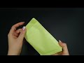 step by step origami fruit pouch simple beautiful practical healthy and natural fruit packaging