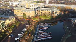 The Waterfront Merry Hill from the air