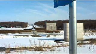 開通直前の日高自動車道 日高門別I.C.に行ってみた 2012/03/09