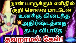 உனக்கு கிடைத்த அதிர்ஷ்டத்தை தட்டி விடாதே💥கேள் #amman#varahi#varaahiarulvakku#omsaravanabhava#vaarah