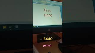 👀 eyes symbol in Ms Word #learning #compture #symbole #videoshort #eyes #eye #acer #msword #short #👓