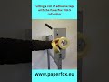 cutting a roll of adhesive tape with the paperfox tvh 5 roll cutter machine rollcutter corecutter