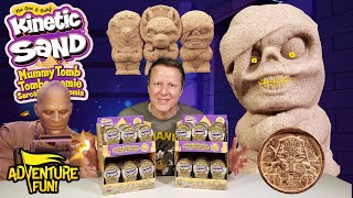 Kinetic Sand Mummy Tomb \u0026 The Hunt For The Rare REAL Gold Coin! Adventure Fun Toy review!