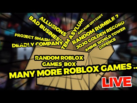 PLAYING ROBLOX WITH VIEWERS: I'm playing Peroxide then Playing Random Roblox Games!!!!!