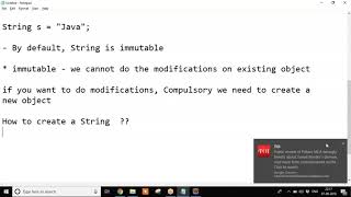 String, StringBuffer & StringBuilder By Madhu Vundavalli