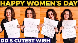 36+.. Single.. Divorced..! DD's Amazing Women's Day Wishes | DD Neelakandan | #HappyWomensDay