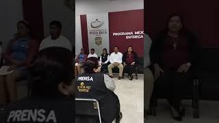 Beneficiarios dwk programa de techos de lamina  agradecen el apoyo recibido