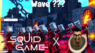 I used only squid game units in toilet tower defense! | Squid game X Skibidi toilet? 💀