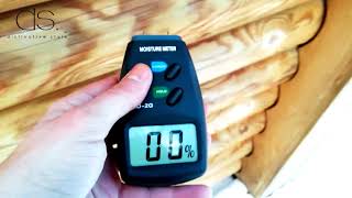 How to measure moisture in wood using DSStyles Digital Moisture Meter