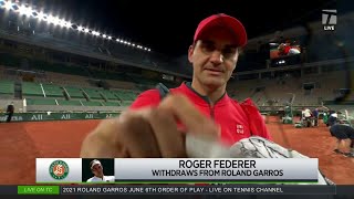 Roger Federer Withdraws From 2021 Roland Garros