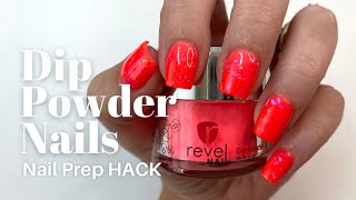 PROTECTING Your Natural Nails With Dip Powder HACK | Revel Nail | Dip Powder On Short Natural Nails