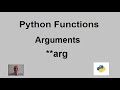 Python Function Arguments
