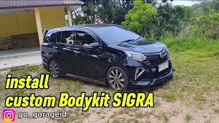 Modifikasi Sigra, custom Bodykit‼️terlihat jadi lebih fit dan lebih besar