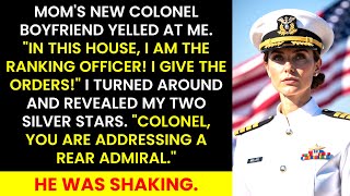 “I Give The Orders Here,” Mom’s Colonel Boyfriend Yelled—Then I Told Him Who I Was...