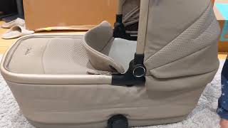 How to unfold a Silver Cross Dune First Bed Folding Carrycot