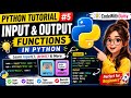 Python Tutorial #5 | Input(), Print() and User Input in Python Explained for Beginners 🐍💻