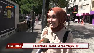 Kadınlar daha fazla yaşıyor