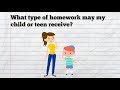 homework – a guide for parents and guardians