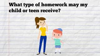 Homework – A Guide for Parents and Guardians