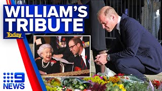 Prince William’s touching tribute to 'Granny' | 9 News Australia