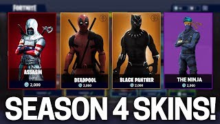 Fortnite Season 4 New Skins Items Leaked Fortnite Sea - fortnite season 4 new skins items leaked fortnite season 4 battle