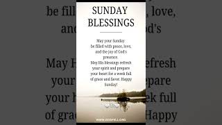 SUNDAY BLESSINGS TO YOU    #Gospelvibes #faith #prayer #christianity #Sunday #Blessings