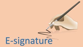 How to let customers sign with E-signatures