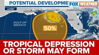 Tracking Invest 91L: Tropical Depression Or Storm May Form In Gulf of Mexico