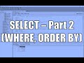 WHERE, ORDER BY, and FETCH/OFFSET