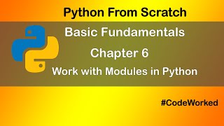 Python For Beginners - Basic Fundamentals - Chapter 6 | Create Module in Python