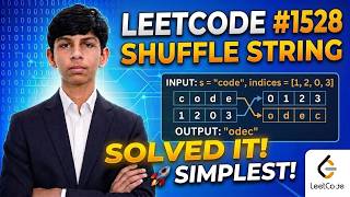 LeetCode #1528 | Shuffle String | Easy String Mapping Solution in C++