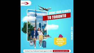 ✈️🧳Book your FLIGHT ticket online for AMRITSAR to TORONTO with NEOS Airlines🛩️