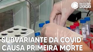 Subvariante BQ.1 causa primeira morte em São Paulo