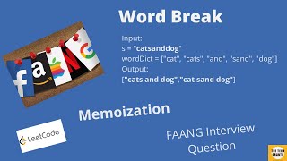 Word Break II | Leetcode 140 (Java Solution)
