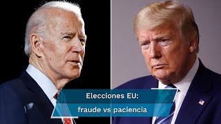 Donald Trump denuncia fraude; Joe Biden pide tener paciencia