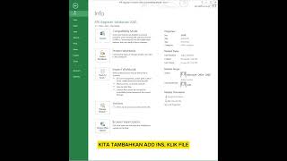 Rumus dan Add Ins Terbilang #msofficetips #exceltips