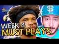 Play These Guys For DraftKings Week 4 + Underdog | 2024 Fantasy Football