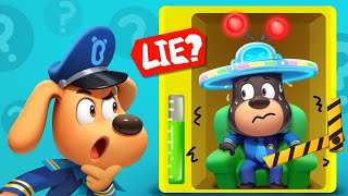 Lie Detector Hat | Good Habits | Detective Cartoon | Kids Cartoons | Sheriff Lab