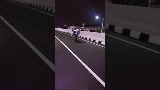 supermoto night vibes wheelie