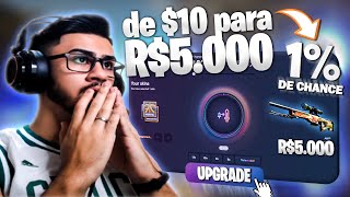 DE $10 PARA R$5.000,00 COM 1% NO INSANE.GG