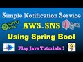 AWS SNS | Simple Notification Service | Spring Boot | SNS Spring Boot | SNS Microservice