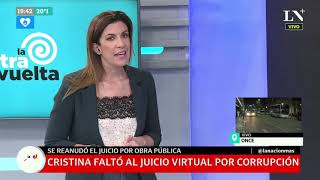 Cristina Kirchner faltó al juicio virtual por corrupción en la obra pública