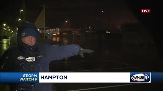 Strong, potentially damaging winds slam New Hampshire's coast