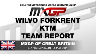 Wilvo Forkrent KTM Team Report - MXGP Motocross