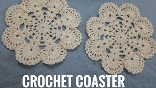 Verybeautiful crochet coaster #crochet #tutorial #doily #pattern #roundpattern #crosia #easy #design