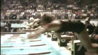 Dawn Fraser Wins 100m Final Melbourne 1956 Olympics Colour Footage