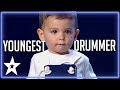 2 Y.O Baby Drummer Is The Youngest Contestant on Got Talent | Kids Got Talent